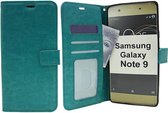 Samsung Galaxy Note 9 - Bookcase Turquoise - portemonee hoesje