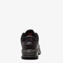 Zwarte werkschoen, achterkant zichtbaar met S-logo en de tekst SKECHERS COMPTIVE.