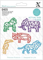 Xcut: Geometric Tropical Animals Dies (5pcs) (XCU 504145)