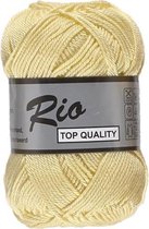 Lammy yarns Rio katoen garen - licht geel (510) - naald 3 a 3,5mm - 5 bollen