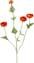 Viv! Home Luxuries Ranonkel mini - zijden bloem - oranje - topkwaliteit