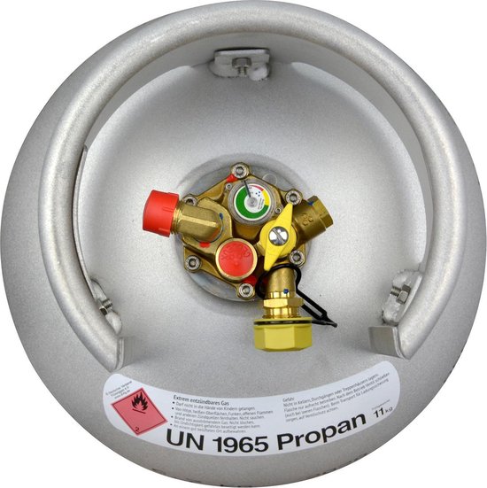 Aluminium LPG gasfles 27 Ltr. hervulbaar aan LPG tankstation van Safefill — afbeelding 3