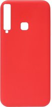 ADEL Siliconen Back Cover Softcase Hoesje Geschikt voor Samsung Galaxy A9 (2018) - Rood