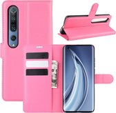 Book Case - Xiaomi Mi 10 Pro Hoesje - Roze