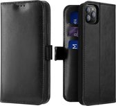 Lederen Wallet Case voor iPhone 11 Pro 5.8 inch- Zwart - Dux Ducis
