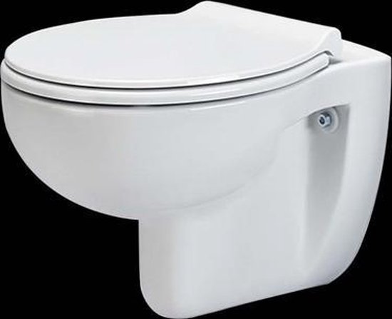 Slechthorend helemaal Seraph Toiletpot Hangend Durance Randloos Diepspoel Met Softclose Toiletbril Odet  Wit | bol.com
