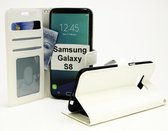 Samsung Galaxy S8 - Bookcase Wit - portemonee hoesje