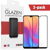 2-pack BMAX Glazen Screenprotector geschikt voor de Xiaomi Redmi 8A Full Cover Glas / Met volledige dekking / Beschermglas / Tempered Glass / Glasplaatje