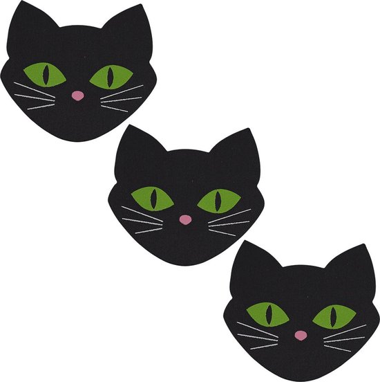 Banoch - Nipple Sticker Pussy Cat - Tepel Plakker - 3 x 2 - Tepelstickers