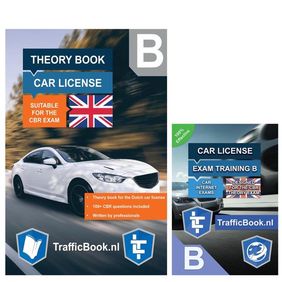 Car Theory book - Dutch Driving License - Traffic Regulations with Practise Online - 15 Hours online theory exams