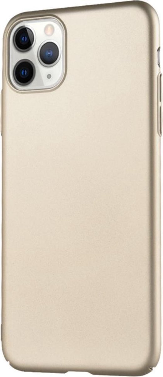 Hardcase met silky touch voor iPhone 11 Pro 5.8 inch- Goud