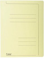 Exacompta Snelhechtmap A4, Karton, 150 vel, Geel (pak 10 stuks)
