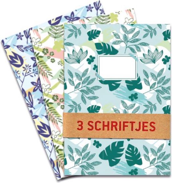 Schriften A5 lijn - Bladeren en bloemen