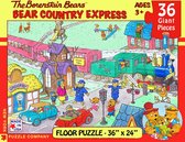 Berenstain Beren: Beren Country Express: puzzle de sol de 36 pièces géantes