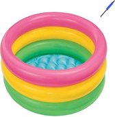 WiseGoods - Baby Zwembad - Opblaasbaar Rond Zwembad - 0-3 Jaar - Regenboog - Kids - Zomer - Zwemmen