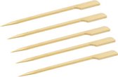 Biodore® Prikker, cocktailprikker, Teppo Skewer, Bamboe, 120 mm, naturel -250 stuks