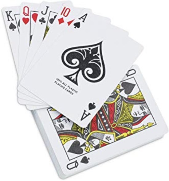 Thumbnail van een extra afbeelding van het spel Luxe Speelkaarten - 2 stuks in handige opbergdoos - poker kaarten - 2 STUKS - kaartspel