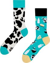 Good Mood Sokken - Koe - Unisex Maat 35-38