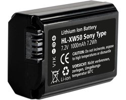 Hahnel HL-XW50, oplaadbare batterij - Sony NP-FW50