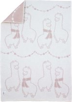 MOST wollen babydeken Little Alpaca| 88% Nieuw-Zeelandse wol; 12% katoen | 90x130 cm | Grijs| Gemaakt in de EU | Oeko-tex keurmerk