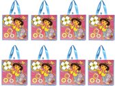 Dora Explorer cadeau tassen - shoppers | 8 stuks