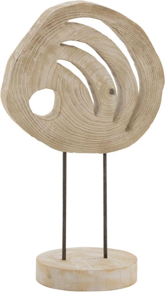 J-Line ornament schijf tekens 58 x 34 x 22