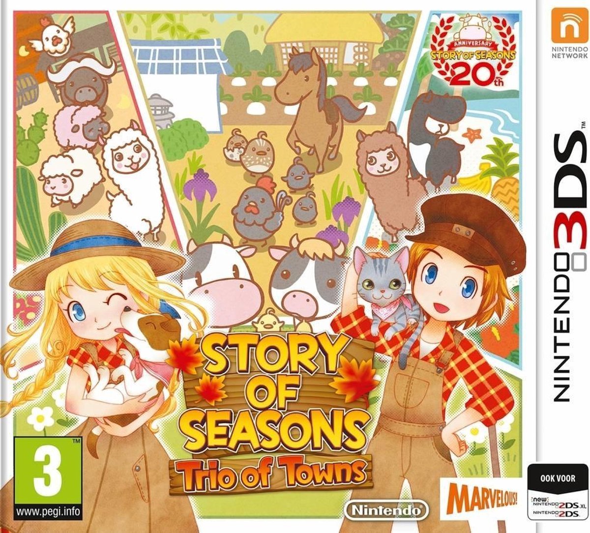 Story of Seasons: Trio of Towns - 2DS + 3DS - Nintendo