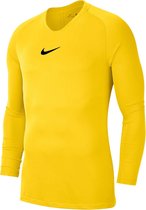 Nike Thermoshirt - Maat S  - Mannen - geel