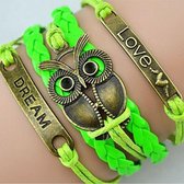 armband Uil Dream Love multilayer