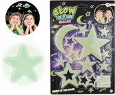 Toi-toys Glow In The Dark Sterren Glow N Fun Wit 15 Stuks
