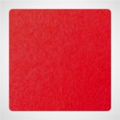 Vierkante vilt onderzetters - Rood - 6 stuks - 95 x 95 mm - Glas onderzetter - Cadeau - Woondecoratie - Woonkamer - Tafelbescherming - Onderzetters Voor Glazen - Keukenbenodigdhede
