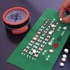Afbeelding van het spelletje MikaMax - Mini roulette - Roulette Set - Kansspel - Casino - incl. fiches en speelbord 9.5 x 9.5 cm