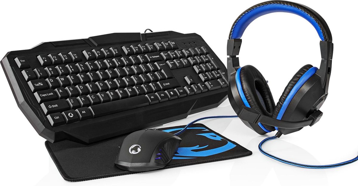 Nedis Gaming 4-in-1 Combo Kit