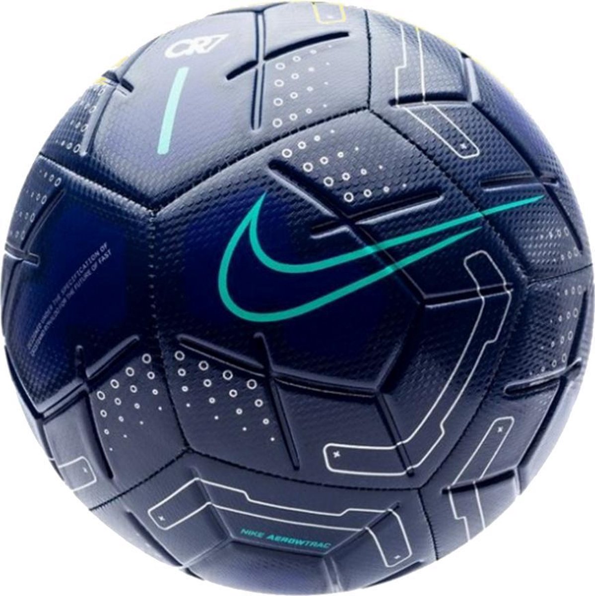 Ballon Nike Strike CR7 - taille 5 - bleu argent | bol.com
