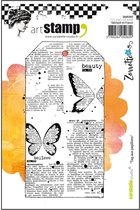 Carabelle: stamp A6 tag aux papillons (SA60265)
