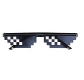 WiseGoods Trendy Thug Life Bril - Zonnebril - Mannen / Vrouwen - Cartoon Glasses - Pixel - Party Accessoire