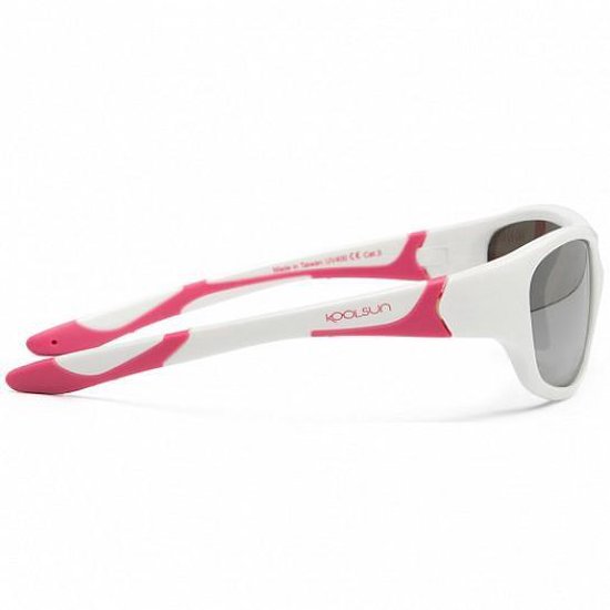 KOOLSUN - Sport - Kinder Zonnebril - Wit Cabaret - 3-8 jaar van Koolsun — afbeelding 2