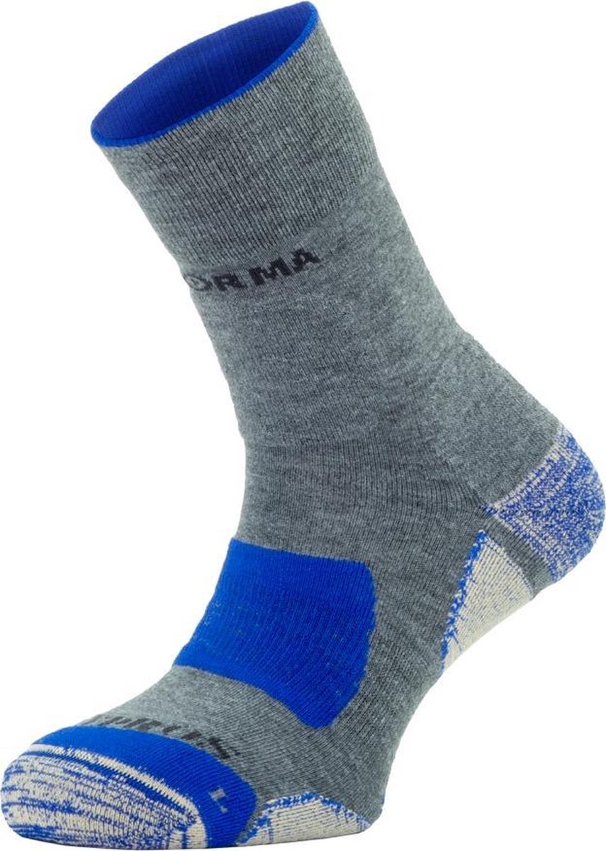 Enforma Mulhacén Kypros Wandelsokken – Trekking & Hiking – COOLMAX – Antibacterieel Koper & Zink – Ademend & Thermoregulerend – S 36-38 Grijs
