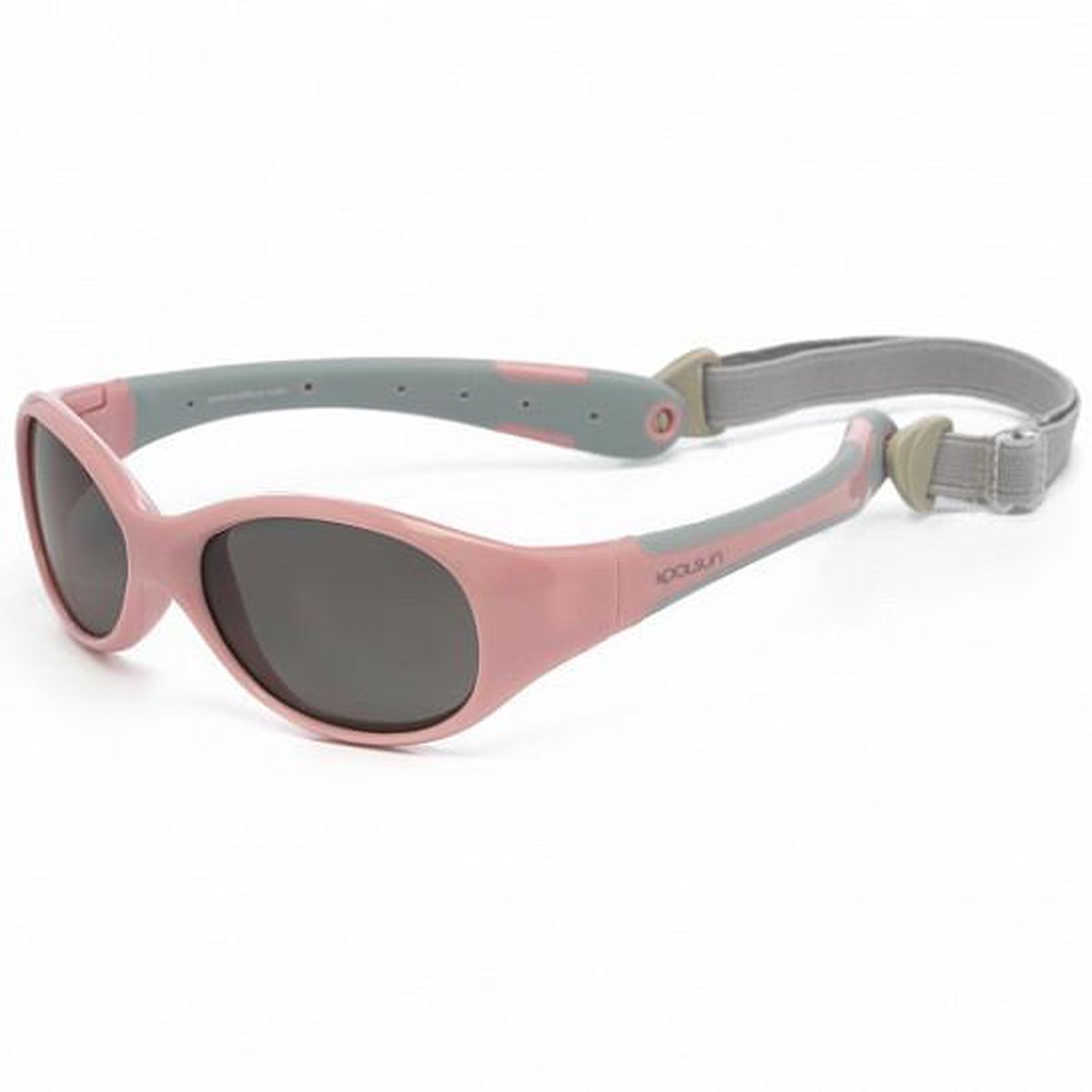 KOOLSUN - Flex - baby zonnebril - Cameo Roze Grijs - 0-3 jaar - UV400 Categorie 3