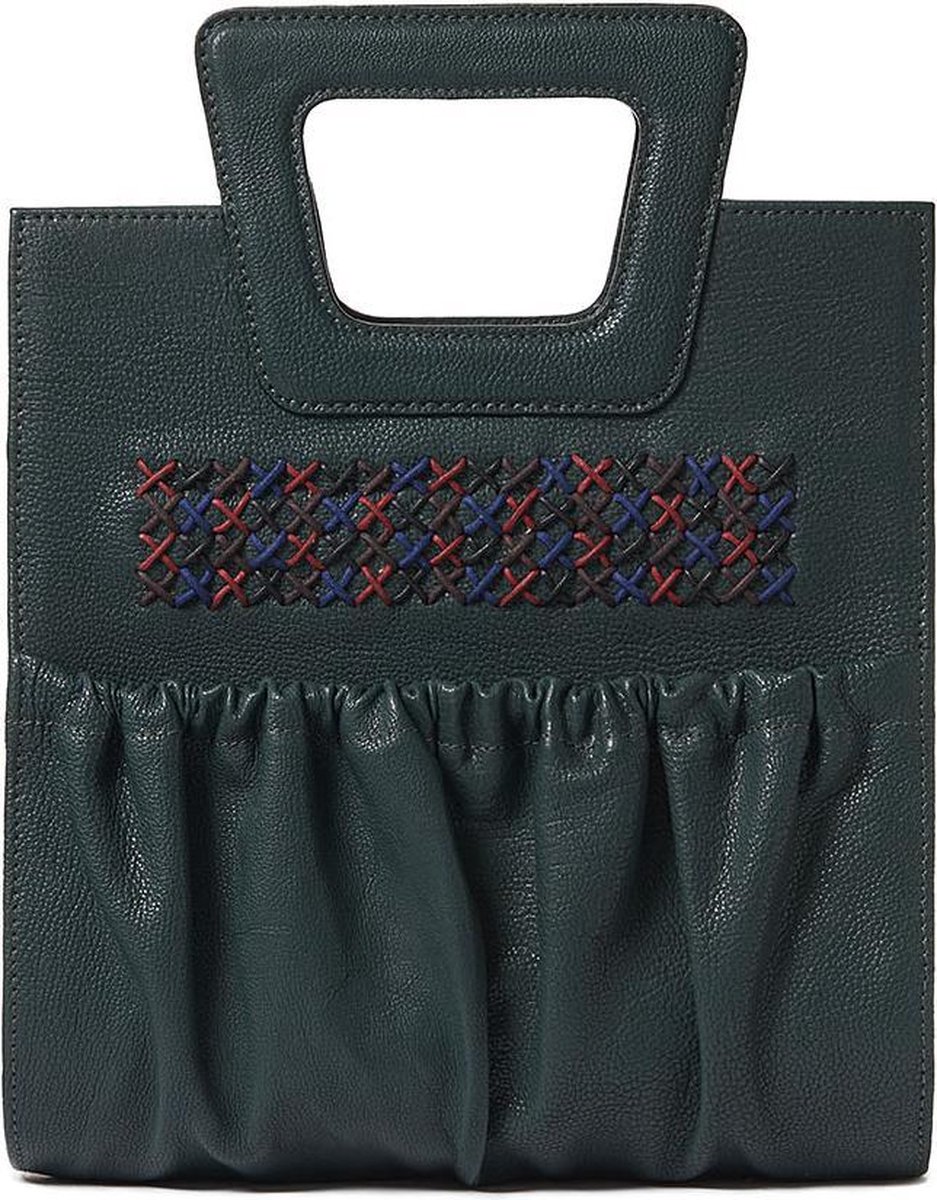 handtas donker groen - VANOIR - STITCH