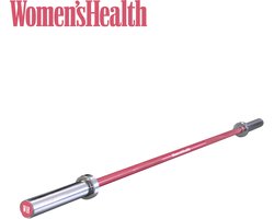 Women’s Health Barbell Magic Pink 10 kg, halterstang voor krachttraining – gewichten