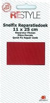Reparatiedoek Strijkbaar - Rood - 11 x 36 cm