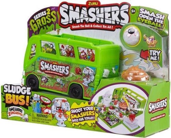 Smashers Series 2 Gross Sludge Bus Playset - ZURU
