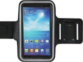 ADEL Sportarmband 5.5 Inch Microfiber Hoesje Geschikt Voor Xiaomi Mi Mix 3 - Zwart