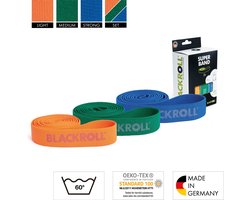 WeerstandsBanden Blackroll Super Band Set Trainingsbanden - 3 textiel Fitnessbanden