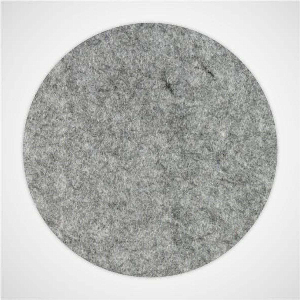 Vilt onderzetter - Rond - Gemeleerd grijs - 6 stuks - Ø 10 cm - Glas onderzetter - Cadeau - Woondecoratie - Woonkamer - Tafelbescherming - Onderzetters Voor Glazen - Keukenbenodigdheden - Woonaccessoires - Tafelaccessoires