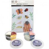 Creotime Silk Clay - Mini Creative Kit - Insecten, 1 set