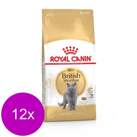 Royal Canin Fbn British Shorthair - Nourriture pour Nourriture pour chat - 12 x 400g
