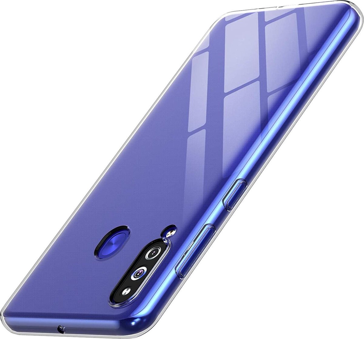 HB Hoesje Geschikt voor Samsung Galaxy A60 - Siliconen Back Cover - Transparant