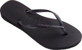 Havaianas Slim Dames Slippers - Black - Maat 41/42